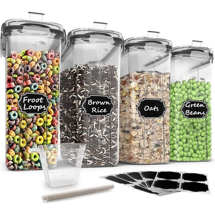 Wildone 6er Müsli-Behälter Set 384 ml luftdichte Frischhaltedosen BPA-frei – Bild 1