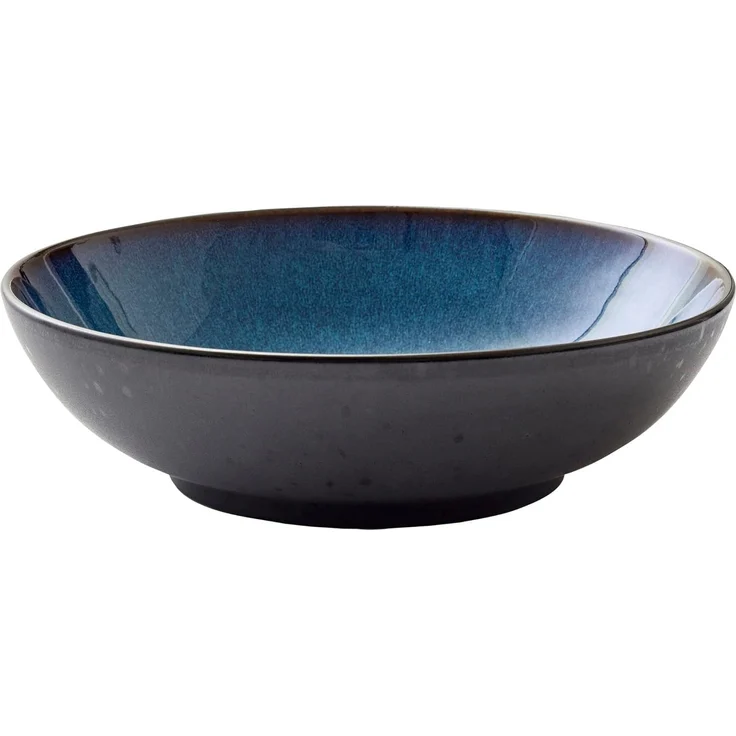 Bitz Salatschüssel 24 cm schwarz/dunkelblau – Bild 1
