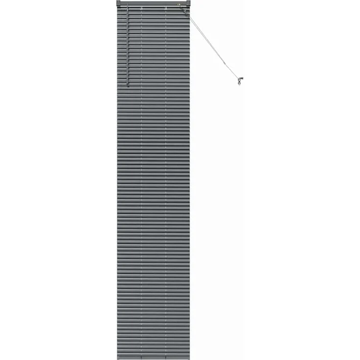 vidaXL Venezianische Jalousie Dunkelgrau 220 x 50 cm 25 mm Aluminium 42006087 – Bild 2