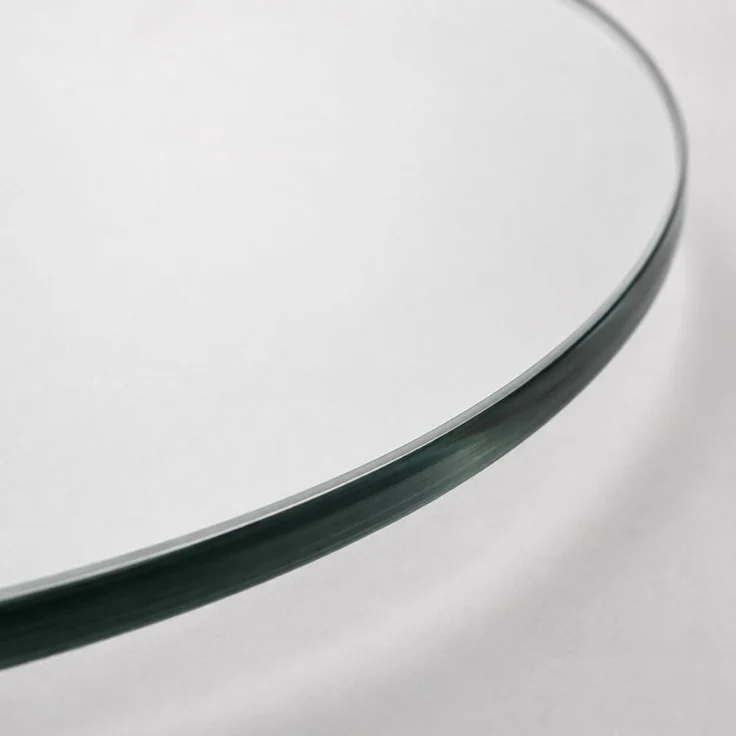 Glasplatte TERRY 60cm Rund 6mm Gehärtetes Glas Scheibe Bodenplatte Glasscheibe – Bild 6