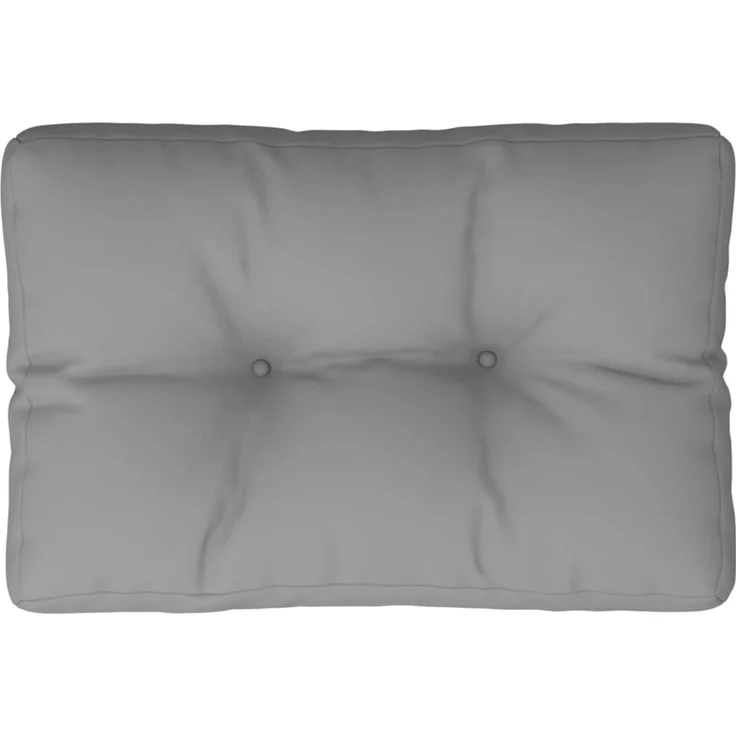 vidaXL Palettenkissen Grau 60x40x12 cm Stoff 360558 – Bild 1