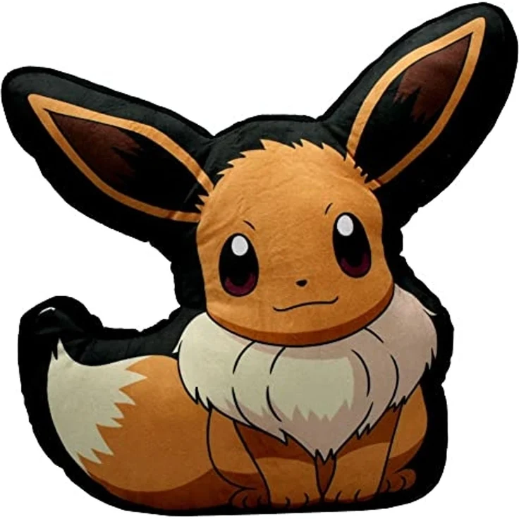 Pokémon Evoli Kissen Formkissen Dekokissen und Kuschelkissen Perfekte Ergänzung für jedes Kinderzimmer – Bild 1