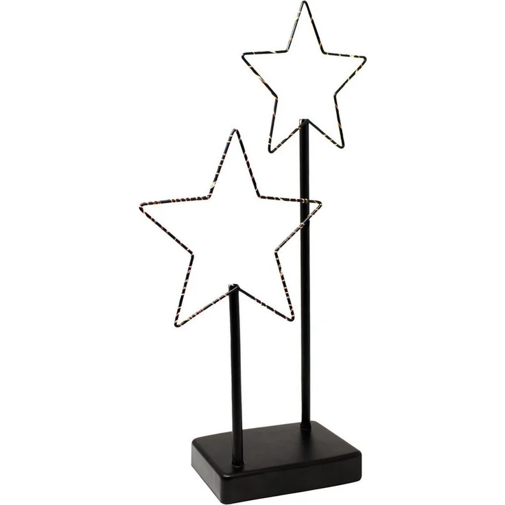 ToCi LED Stern Deko-Aufsteller Stern mit LED-Beleuchtung Leuchter 30 LED, 24 x 40 cm – Bild 1