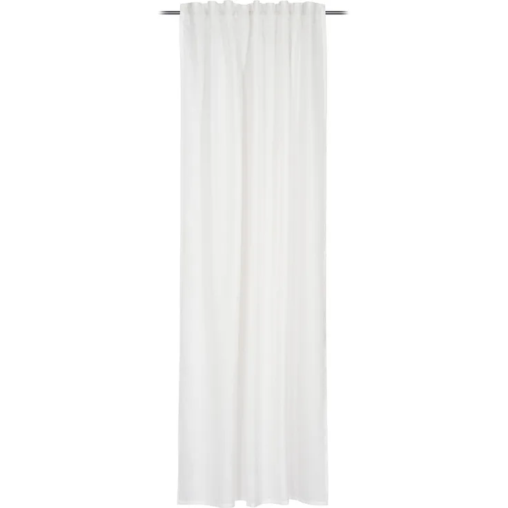 GÖZZE Fertigvorhang STORMY weiß BH 140x245 cm weiß Gardine Flächenvorhang