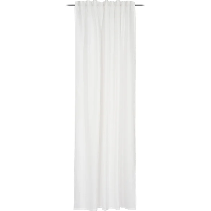 GÖZZE Fertigvorhang STORMY weiß BH 140x245 cm weiß Gardine Flächenvorhang – Bild 1