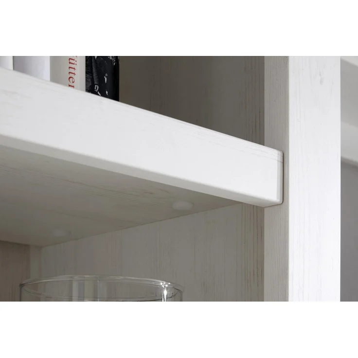 Home affaire Wohnwand California, (Set, 4-St), bestehend aus Standregal, Vitrine, Sideboard, Wandregal – Bild 3