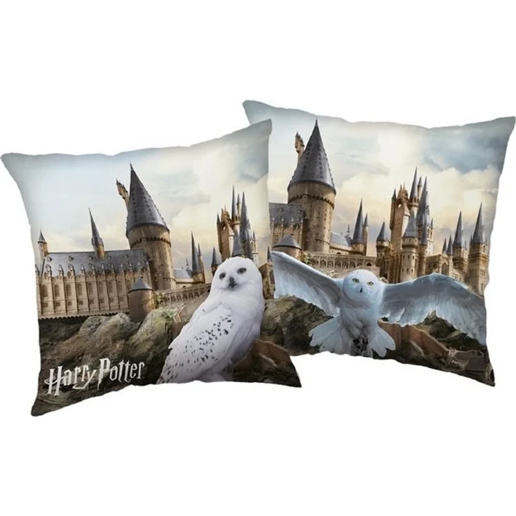 Harry Potter Motivkissen Hedwig 1-Stück 40x40 cm Doppel-Seitig Aufdruck Sofakissen – Bild 2