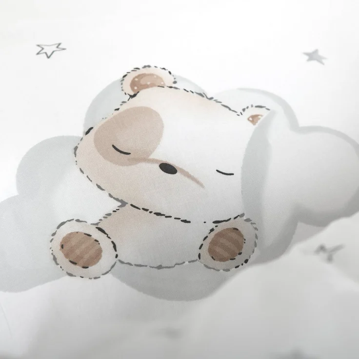 Baby Best Babybettwäsche Sleeping little bear, Renforcé, 2 teilig, Wendebettwäsche – Bild 4