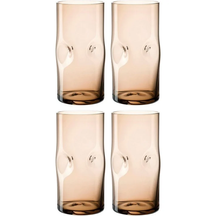 LEONARDO Longdrinkglas VESUVIO, 4-tlg, Glas, 330 ml, 4-teilig – Bild 1