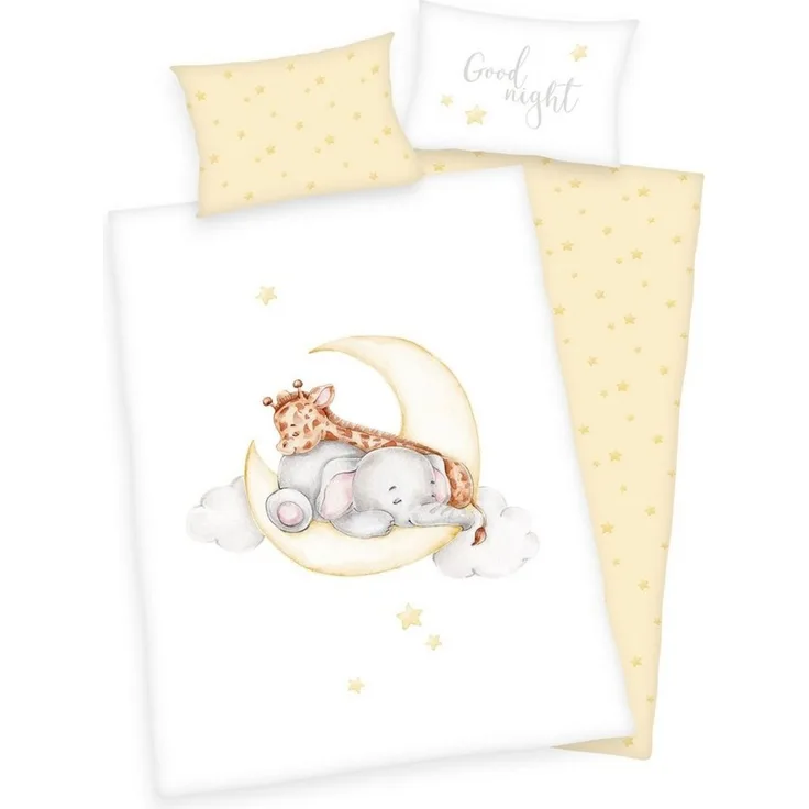 Herding Sleeping on The Moon Bettwäsche Baby Bettwäsche 100x135 cm, Kissen 40 60 cm