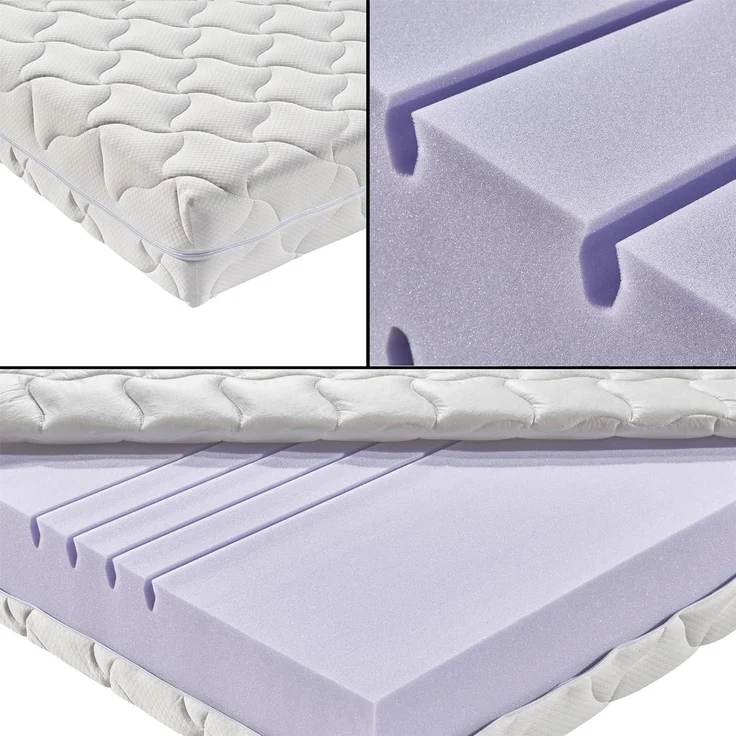 Betten-ABC KSP-1500 Deluxe -Kaltschaummatratze mit komfortablen 7 Zonen und Klimafaserbezug, Größe: 90x200, Härtegrad: H2 – Bild 7