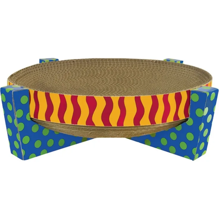 Petstages Scratch Snuggle & Rest Tan bunt, 34,3 x 10,2 x 34,3cm