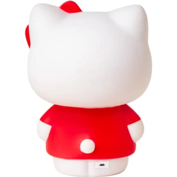 TEKNOFUN Hello Kitty Rot LED Lampe, 25cm mit 7 Farben und flexibler Gestaltung – Bild 3