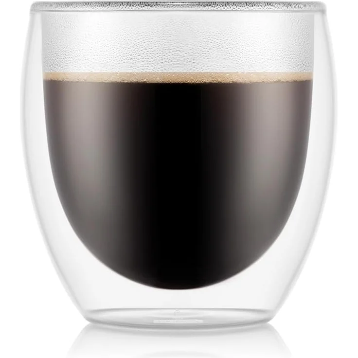Bodum 4558-10-12 Pavina Gläser 6-er-Set 0.25 l doppelwandig, Transparent, 6 cm, 6 – Bild 7