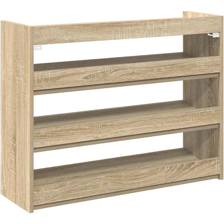 vidaXL Schuhregal Sonoma-Eiche 80x25x62 cm Holzwerkstoff 859916 – Bild 5