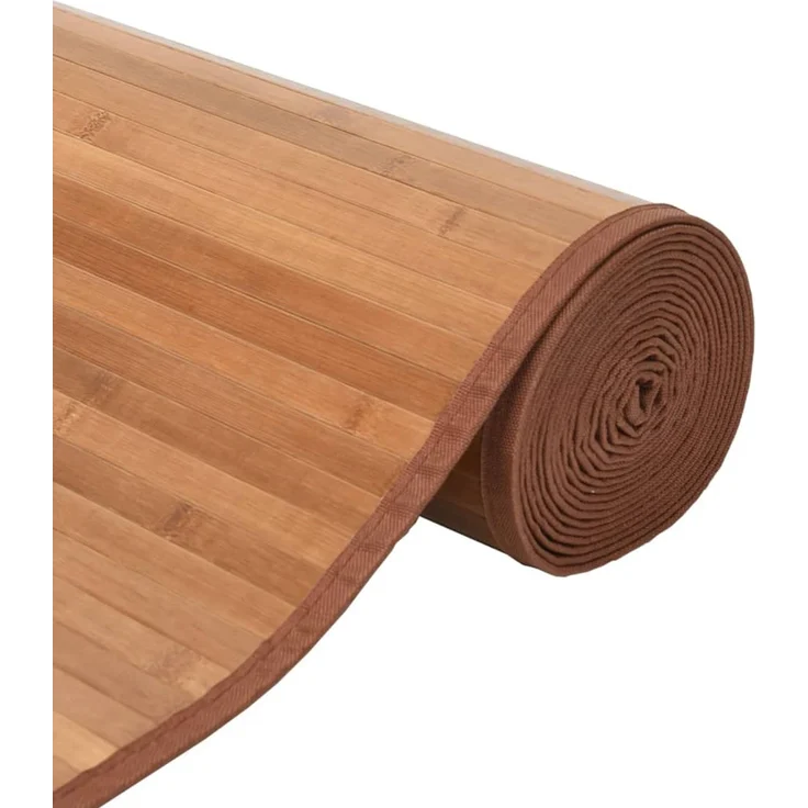 vidaXL Teppich Rechteckig Natur 70x400 cm Bambus 376883 – Bild 4