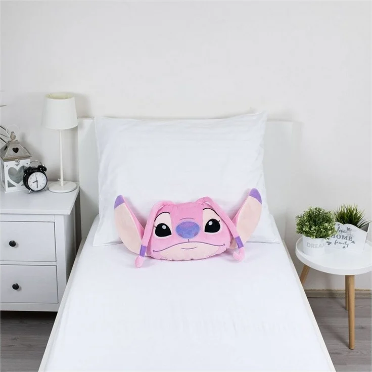 Lilo & Stitch Kissen – Angel Pink Dekokissen in 3D-Optik für Sofa & Bett – Bild 2