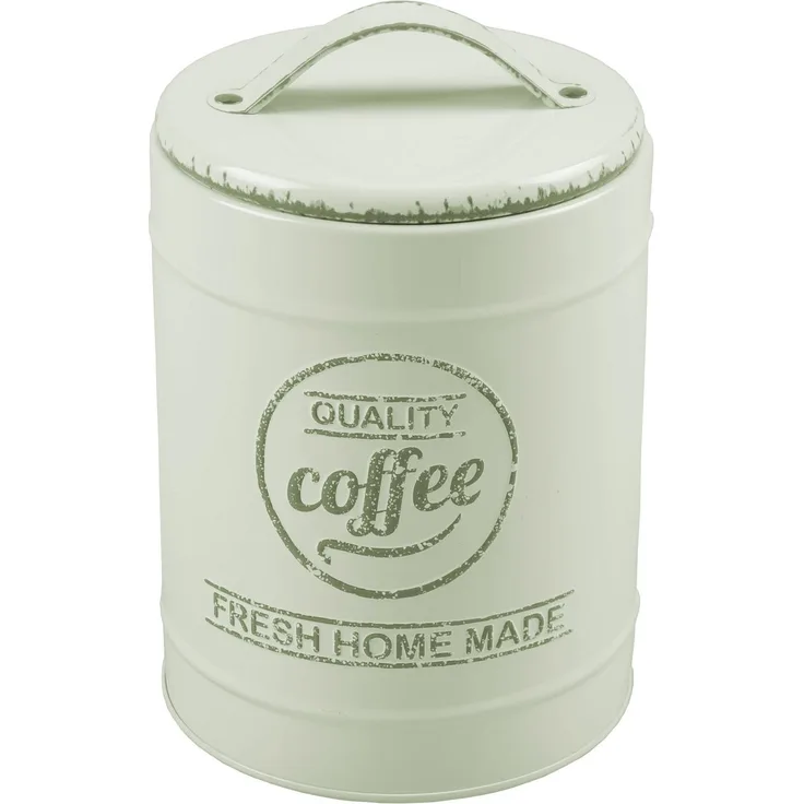 Metall Kaffeedose Vintage Kaffeebehälter Blechdose Vorratsdose Dekodose Teedose