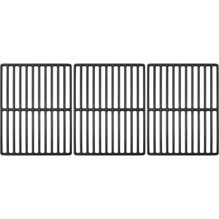 TAINO Grillrost BRANDO 6+1 Gusseisen Rost Set 3-tlg. 77x34 cm Gussrost Gasgrill Zubehör