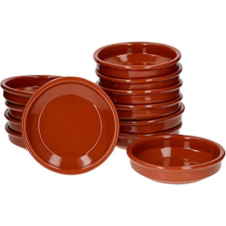MamboCat Tapas-Schale 12er Set Tonschale Bruno Cazuela M Ø 16 cm glasierte Schalen, Ton – Bild 1