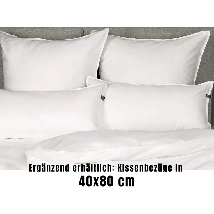 SCHÖNER WOHNEN-Kollektion Bettwäsche PLAIN Satin Bettwäsche, Baumwolle, 1 teilig, 200 x 200 cm in Weiss – Bild 8