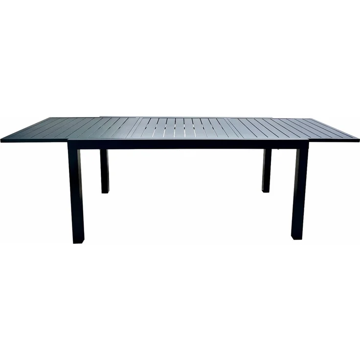 Gardissimo LEAF XL Alu-Ausziehtisch Gartentisch 160/240x90cm anthrazit – Bild 2