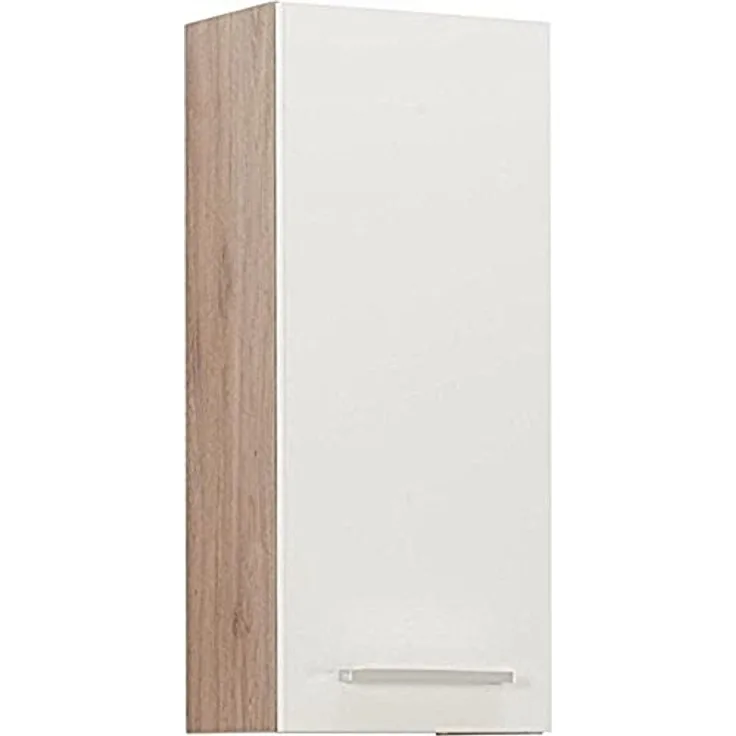 PELIPAL Quickset 380 Wandschrank, Holzdekor, Sanremo Eiche Terra Quer Nachbildung, 20,0 x 30,0 x 70,0 cm