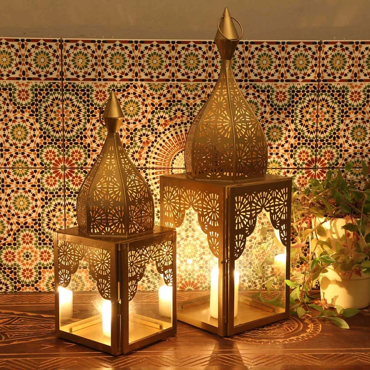 Orientalisches Windlicht Modena Gold L&M – Bild 9