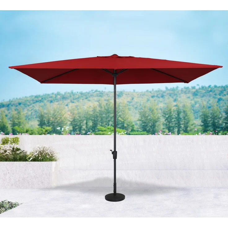 TrendLine Sonennschirm Lagos dunkelrot 200 x 300 cm – Bild 6