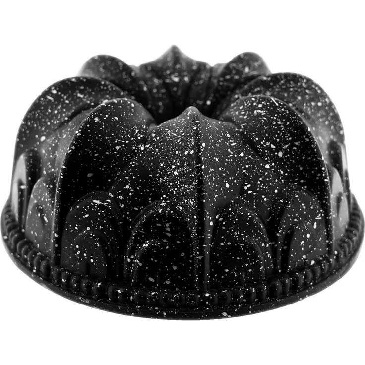 Guss-Backform Ø 23 cm – Schwarze Kuchenform mit eleganter Struktur – Bild 1