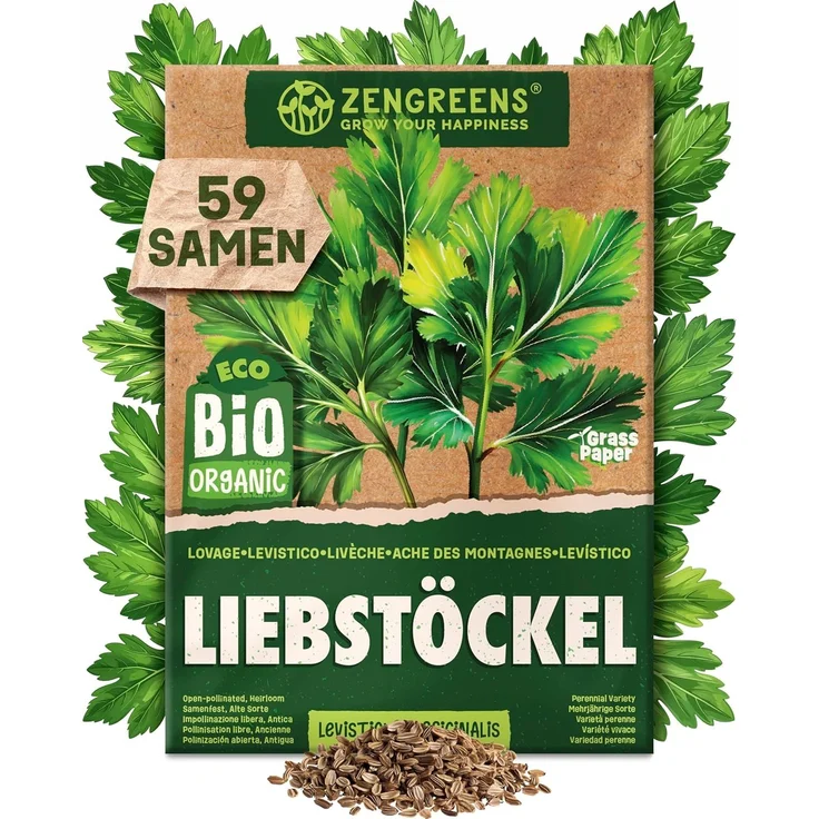 ZenGreens® - Bio Kräutersamen im 40er Set - 40 Kräuter Samen für den einfachen Anbau im Garten, Balkon oder Hochbeet - Pflanzensamen - Saatgut – Bild 28