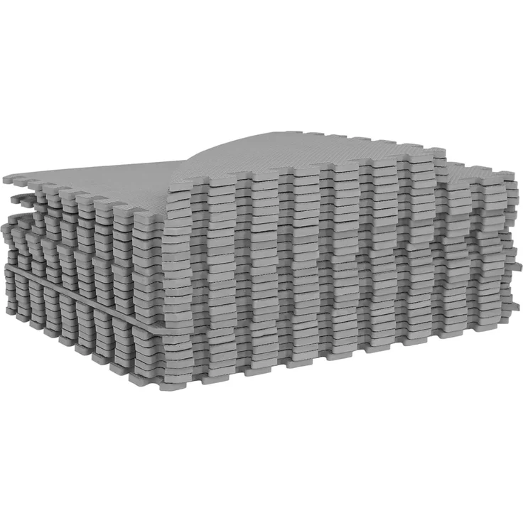 vidaXL Pool Bodenschutzmatte 25 Stk. Ø 292 cm Rund EVA-Schaum Grau 42042637 – Bild 3