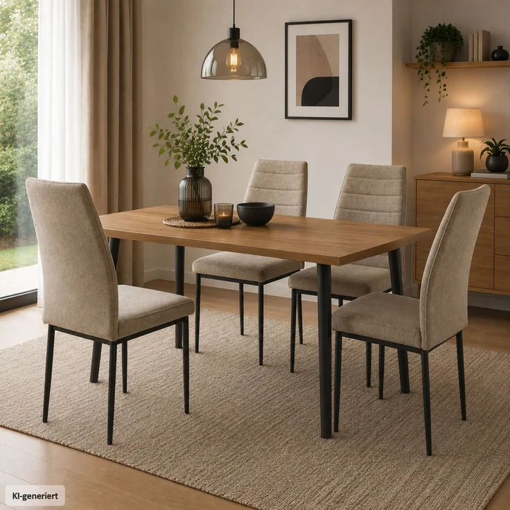 Stuhl Manuel beige – Bild 1