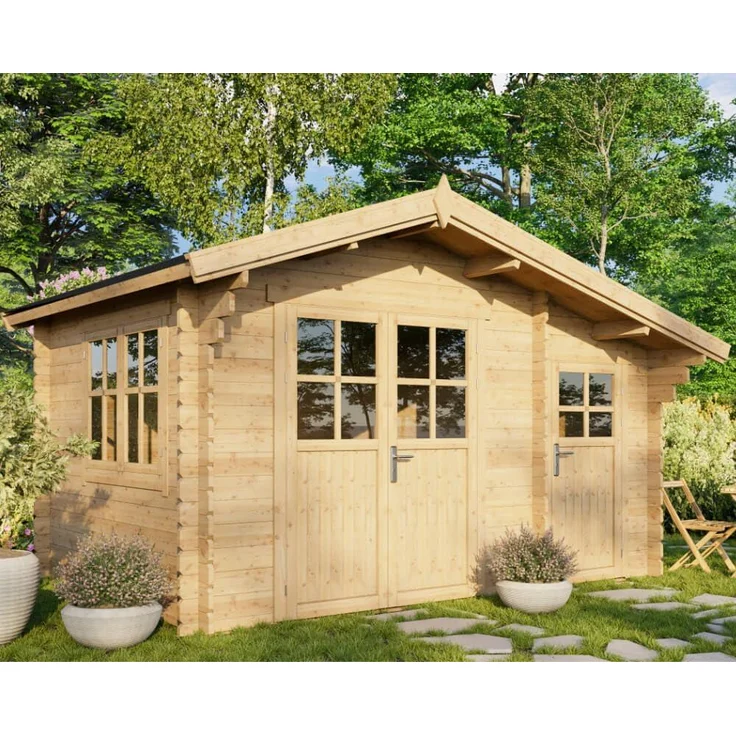 McGarden Gartenhaus Gotland 400 x 275 cm mit 2 Räumen – Bild 2