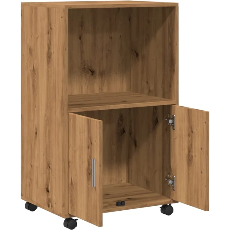 vidaXL Rollschrank Artisan-Eiche 55x40x91 cm Holzwerkstoff 853190 – Bild 6