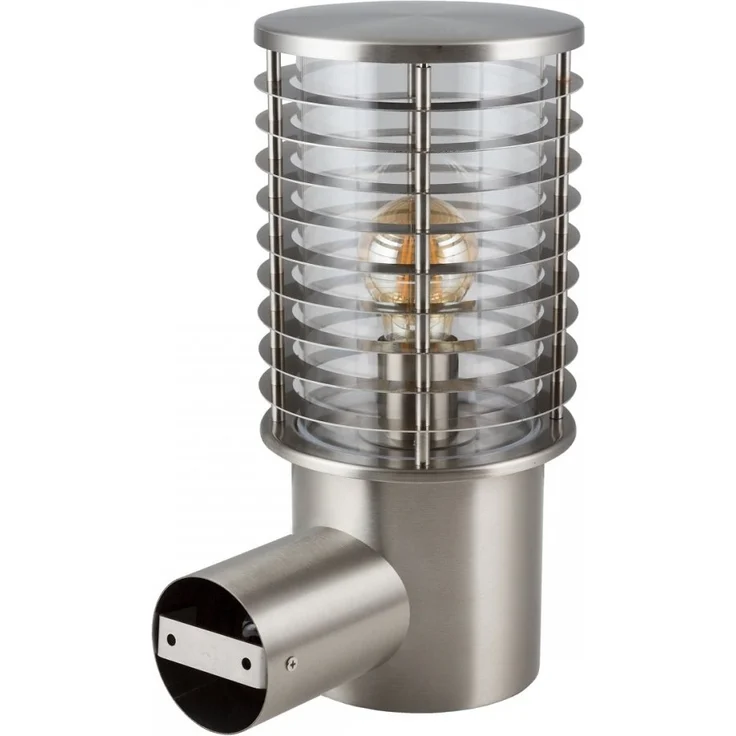 Heitronic 37401 Wandleuchte Kreta Edelstahl E27 ohne Lichtquelle – Bild 2