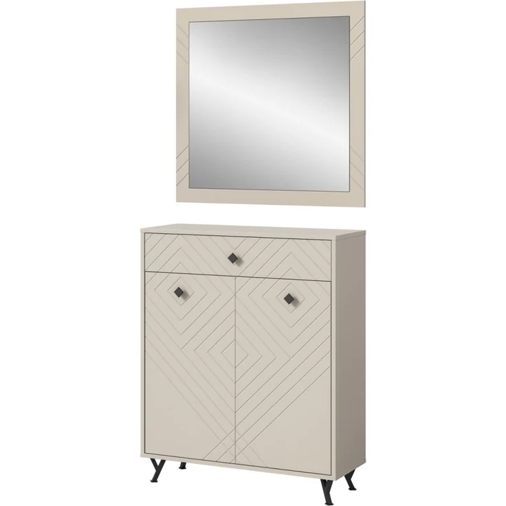 Garderobe Set 2-tlg. Apunti in sand 80 cm – Bild 6