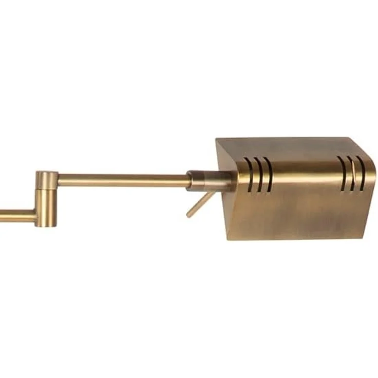 Qazqa Stehlampe Notia, LED fest integriert, (nicht austauschbare) LED, Bronze, Modern, Stahl, 1-flammig – Bild 3