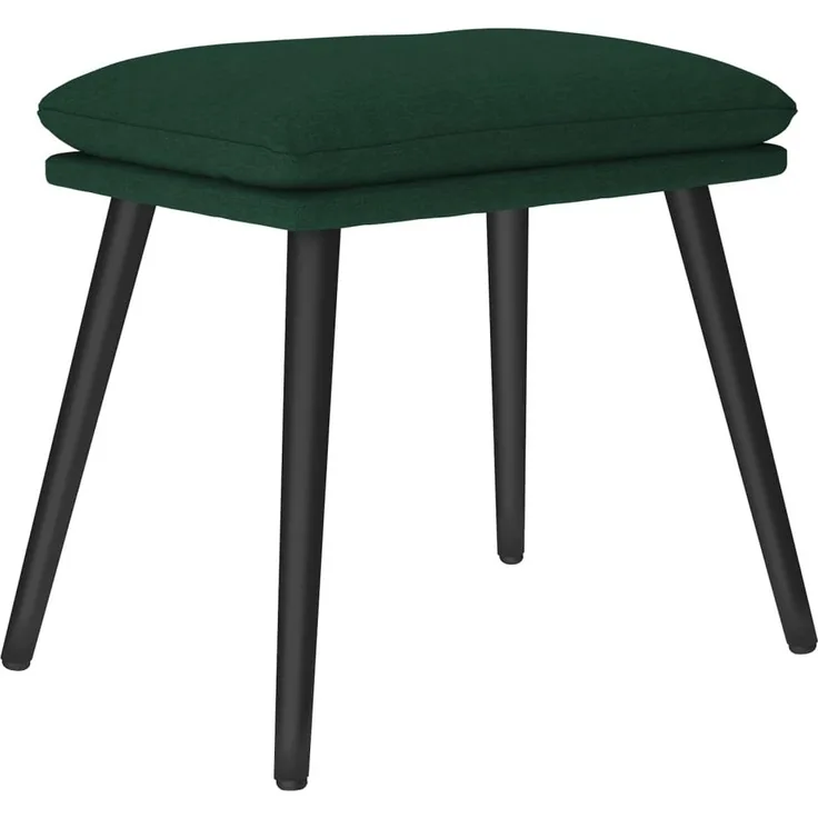 vidaXL Fußhocker Dunkelgrün 45 x 29,5 x 39 cm Stoff [341498]