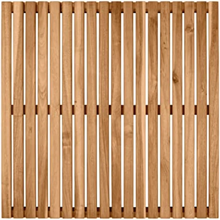 Wenko Badematte 'Indoor & Outdoor Acacia', FSC® zertifiziertes Akazienholz, 55 x 55 cm, rutschhemmend, für Innen- und Außenbereich