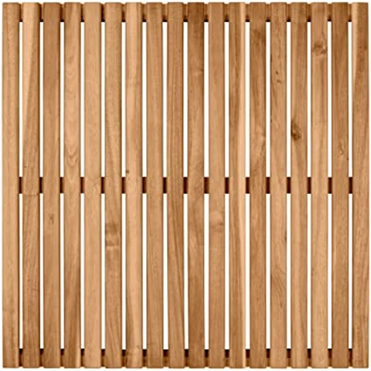 Wenko Badematte 'Indoor & Outdoor Acacia', FSC® zertifiziertes Akazienholz, 55 x 55 cm, rutschhemmend, für Innen- und Außenbereich – Bild 1