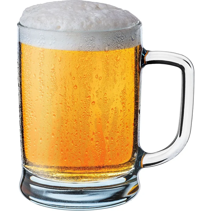 KADAX Bierkrüge 0,5 Liter, 6er Set, Biergläser mit Henkel, großer Bierkrug aus dickwandigem Glas, Bierglas im klassischen Design, stabiler Glaskrug für Bier – Bild 5