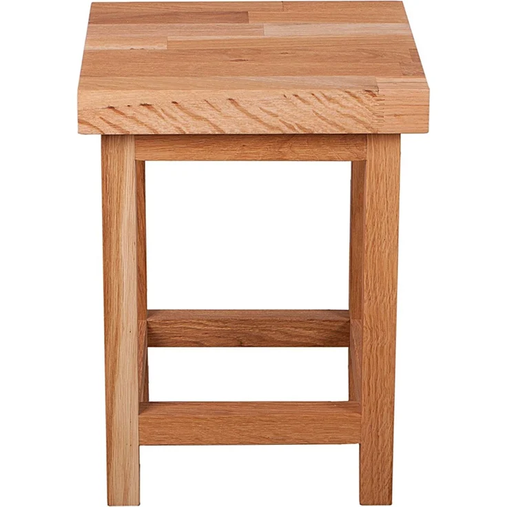Blumenständer MAX Platte 4cm Eiche 30x30x40cm | Pflanzenständer Pflanzenregal Pflanzenhocker – Bild 2