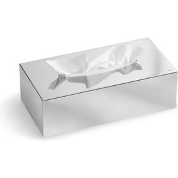 blomus Kosmetikbox NEXIO, Feuchttücher-Box, Edelstahl poliert – Bild 4