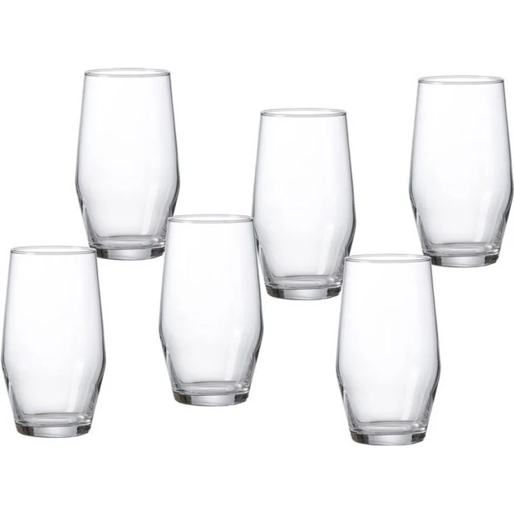 Ritzenhoff & Breker Longdrinkglas Salsa, Glas, robust und kristallklar, 6-teilig – Bild 4