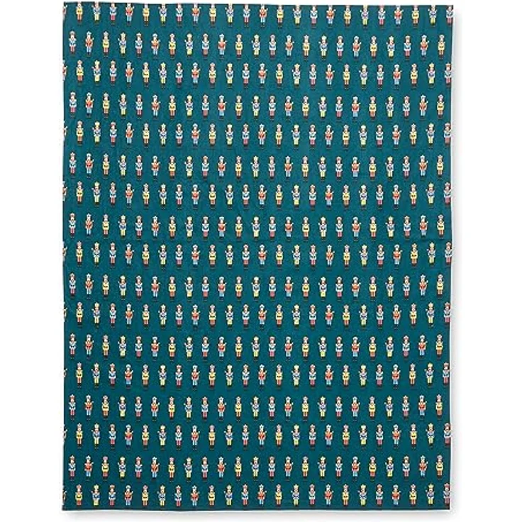 Catherine Lansfield Dining Christmas Nussknacker-Tischdecke, Baumwolle, 137x229 cm, Grün – Bild 4