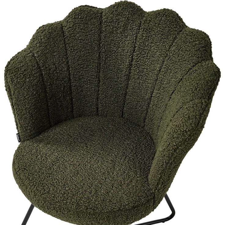 Sessel LOVELOCK Bouclé Dunkelgrün – Bild 7