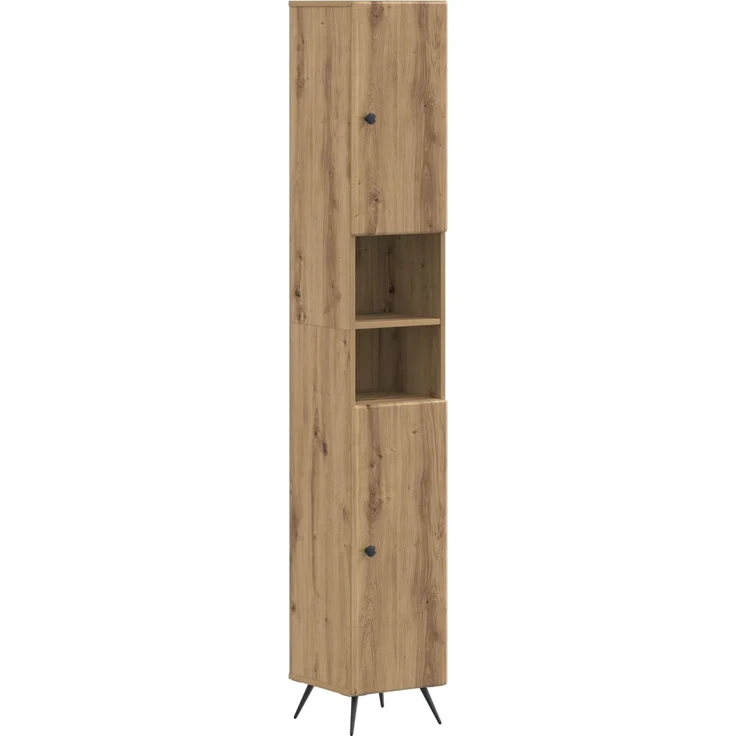 vidaXL 3-teiliges Badezimmer-Schranksystem BREDA Artisan-Eiche 3417485 – Bild 5
