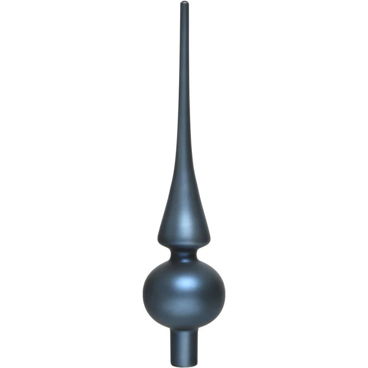 Kaemingk Christbaumspitze, Christbaumspitze Glas 26cm nachtblau matt – Bild 3
