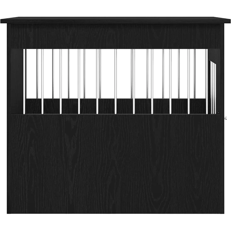 vidaXL Hundebox-Möbel Schwarze Eiche 55 x 80 x 68 cm Holzwerkstoff 862176 – Bild 7